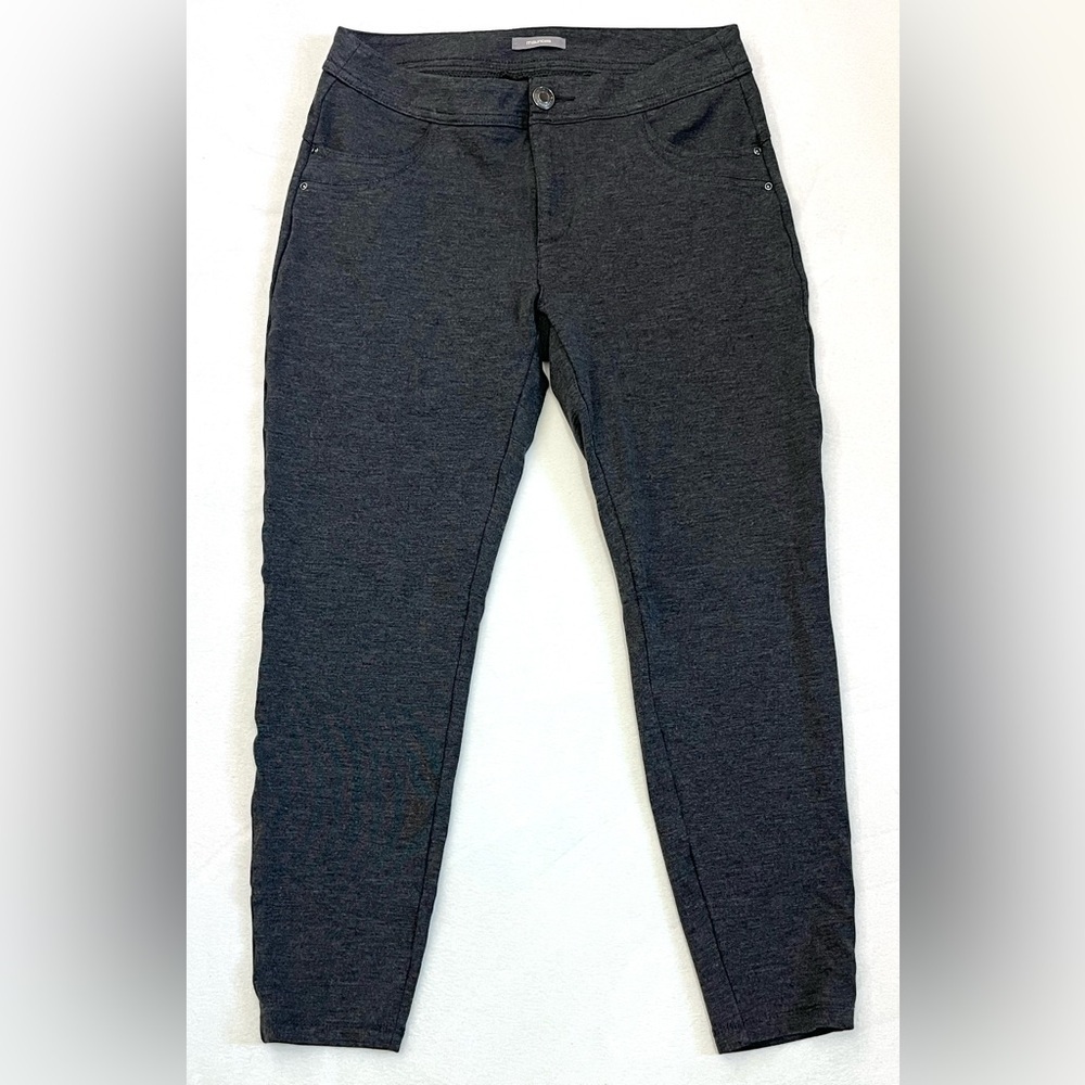 Maurices Women’s Gray Ponte Business Casual Pants w Pockets Size Medium Short